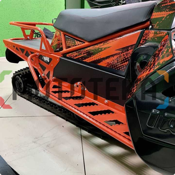 Снегоход IRBIS (Ирбис) SF 200 L Long чёрный/красный с ПСМ | Мототека